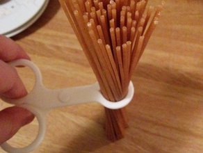spaghetti eine portion zangen Küche Essen 3d print model - Mito3D