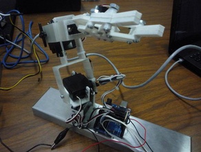 suporte de servo-motores brazo robotico robótica 3d print model - Mito3D