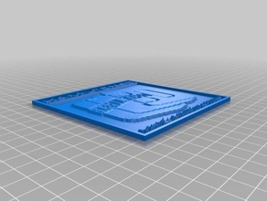 hamilton 3d test 2d sanat özelleştirilmiş 3d print model - Mito3D