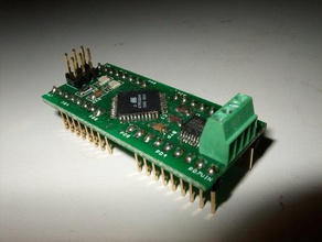 küçük atmega644 kurulu diğer AVR devre kap denetleyicisi Kartal elektronik pcb Robotik sanguino 3d print model - Mito3D