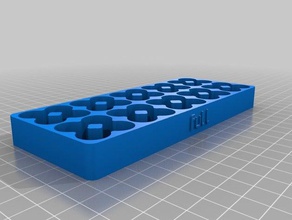 40 aa battery holder containers customized 3d print model - Mito3D