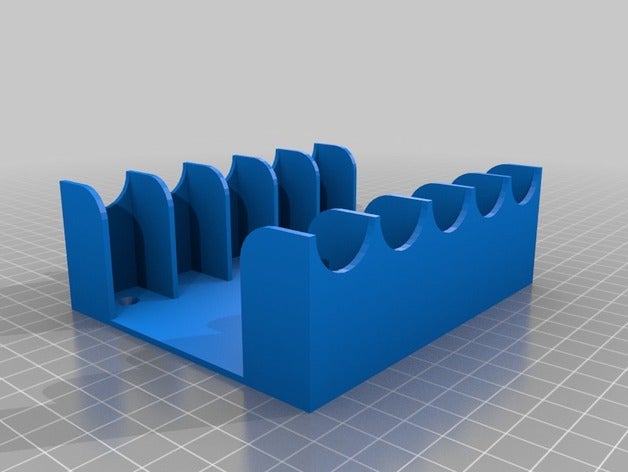 my customized parametric altoids storage rack organization 3D print model - Mito3D