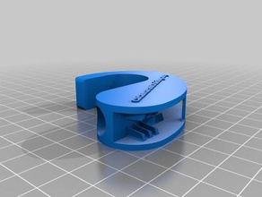 bungee hook bungy text other 3d print model - Mito3D