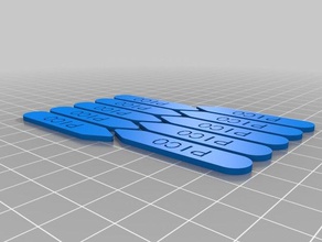 pico personalizado collar de la estancia accesorios 3d print model - Mito3D