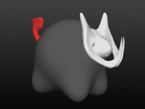 devil elephant toys games 3d animals gromfrog model ornament sketchup 3d print model - Mito3D