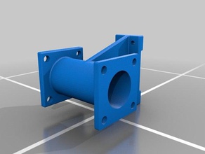 connettore tubi di base montaggio sostituzione parti raccordi flangiato tubo flange i per tubazioni 3d print model - Mito3D