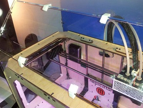 replicator hood support clips 3d printer accessories 3d print model - Mito3D