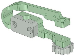mendelmax verstellbare Achse Endanschlag 3d Drucker Teile 3d print model - Mito3D