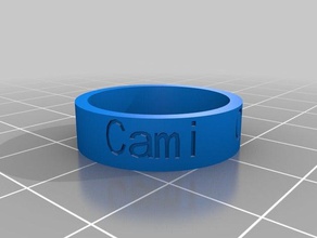 meu anel personalizado anéis 3d print model - Mito3D