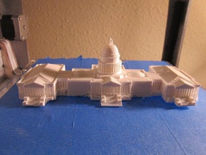 Amerika Birleşik Devletleri capitol binası binalar yapılar ultimaker bizi washington dc 3d print model - Mito3D