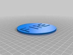 my customized poker chip other 3d print model - Mito3D