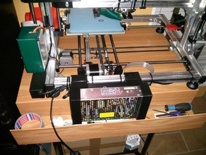 k8200 power supply brackets 3d printer parts velleman 3d print model - Mito3D
