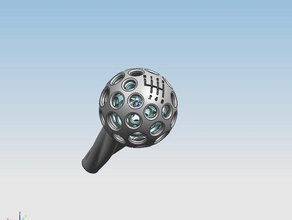 marvellous shift knob other 3d ball gear golf makeentry part stl unique useful 3d print model - Mito3D