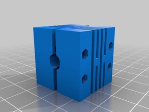 flex coupleur 3d de l'imprimante pièces couplage flexible arbre 3d print model - Mito3D