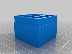 personnalisé boîte de batterie outil les titulaires boîtes 3d print model - Mito3D