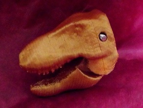 om nom chompy dinosoar animais 3d print model - Mito3D