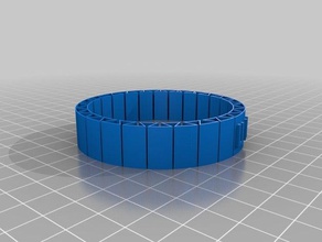 uw hackathon pulseira pulseiras personalizado 3d print model - Mito3D