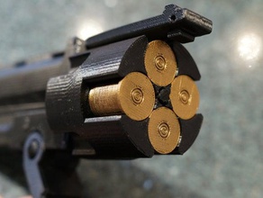 Gehäuse Projektil dan0nator hellboy Pistole prop Requisiten Kugel Samariter 3d print model - Mito3D