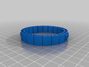 uw hackathon3 las pulseras personalizado 3d print model - Mito3D