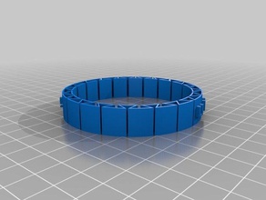 uw hackathon 5 las pulseras personalizado 3d print model - Mito3D