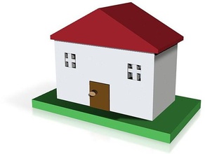 modèle de maison des bâtiments les structures maisons 3d print model - Mito3D
