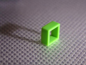 2x2x1 cubo kaçak 3d baskı testleri testi di stampa test 3d print model - Mito3D