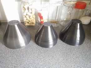 la cocina de lámpara comedor 12v abs el acrílico negro led sala estar 3d print model - Mito3D