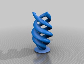 helix vase 6 other 3d print model - Mito3D