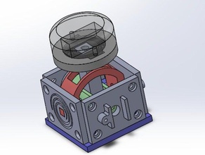 cad-fare diy 3d Bir kısmı cad bağlantı fare Bilgisayar Destekli Tasarım fusion360 360 füzyon joystick navigator solidworks 3d print model - Mito3D