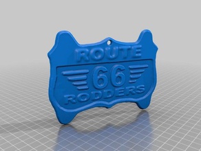 rodders i segni loghi automobile club 3d print model - Mito3D