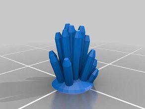 kristal sahne özelleştirilmiş 3d print model - Mito3D