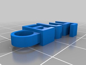 &eacutely keychain organization customized 3d print model - Mito3D