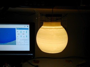 vintage de la lámpara decoración 12v 70 abs acrílico 3d print model - Mito3D