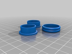my customized fidget spinner ring amanda 8 rings 3d print model - Mito3D