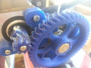 improved gears gregs wade extruder 3d printer parts 3d print model - Mito3D