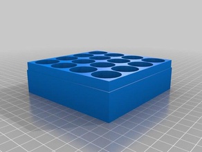 26650 battery box tool holders boxes customized 3d print model - Mito3D