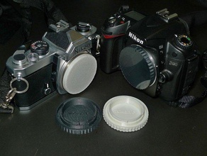 nikon body cap camera 3d print model - Mito3D