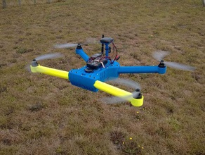 t4 quadcopter drone rc vehicles multicopter pixhawk 3d print model - Mito3D