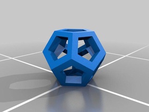 dodecahollow math art 3d print model - Mito3D