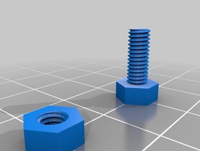 sine fil rapide imprimable bibliothèque de threads l'ingénierie heureux lamas fils 3d print model - Mito3D