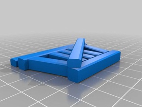 model railroad set bents supports custom trestle buildings structures 3d print model - Mito3D