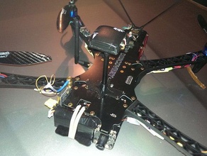 tbs discovery gps kutbu rc araç 3dr apm mag monte edin pixhawk quadcopter stand 3d print model - Mito3D
