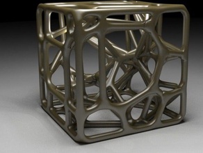 voronoi-cubes Kunst 3d print model - Mito3D
