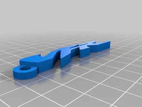 llavero vfr Schlüsselanhänger 3d print model - Mito3D