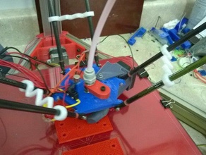delta diagonal rod tension spring 3d printer parts 3d print model - Mito3D