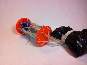 yüksek hız içecek teslim koşum mühendislik hava topu led paraşüt red bull oluşturma sabot 3d print model - Mito3D