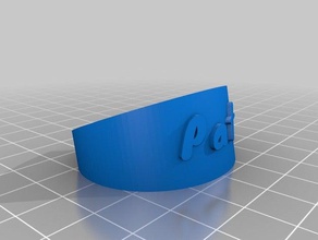 pats anello di tovagliolo bracciali personalizzato 3d print model - Mito3D