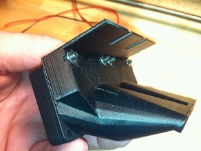 dual cooling duct 3d printer parts 3d print model - Mito3D