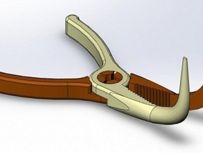 de haute qualité courbes pinces 90&acirc&deg pinzas curvas la main outils 3d print model - Mito3D