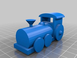 mini train vehicles 3d small toy 3d print model - Mito3D